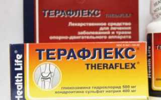 Как применять препарат Терафлекс для суставов