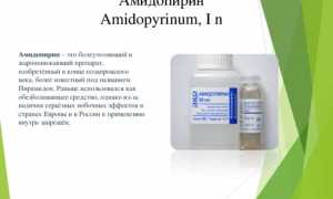 Как принимать препарат Амидопирин