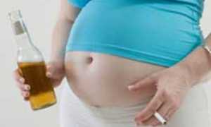 Алкоголь на первых неделях беременности